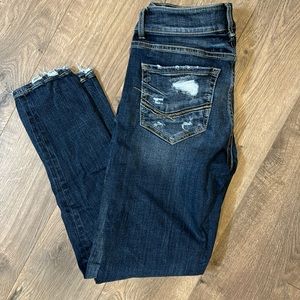 BKE Victoria Universal Fit Mid-Rise Ankle Skinny size 27